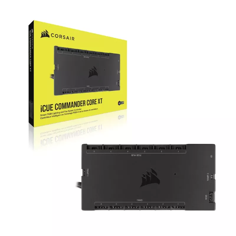 Ventiliatorių greičio valdiklis Corsair iCUE Commander Core XT