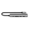 Satechi ST-P6SM USB-C stotelė 6 prievadai 4K HDMI Gigabit Ethernet pilka