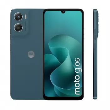Mobilusis telefonas Motorola moto g06 17,5 cm (6,88 colio) dviejų SIM kortelių Android 15 4G USB Type-C 4 GB 256 GB 5200 mAh mėlynas