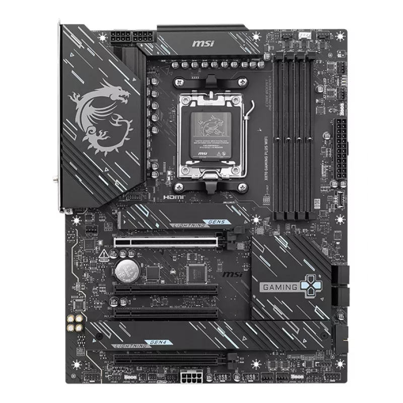 MSI X870 GAMING PLUS WIFI pagrindinė plokštė AMD X870 Socket AM5 ATX