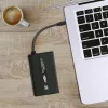 Korpusas HDD/SSD QOLTEC 51861 2,5 colio SATA3 diskams, USB 3.0, juodas