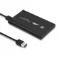 Korpusas HDD/SSD QOLTEC 51861 2,5 colio SATA3 diskams, USB 3.0, juodas