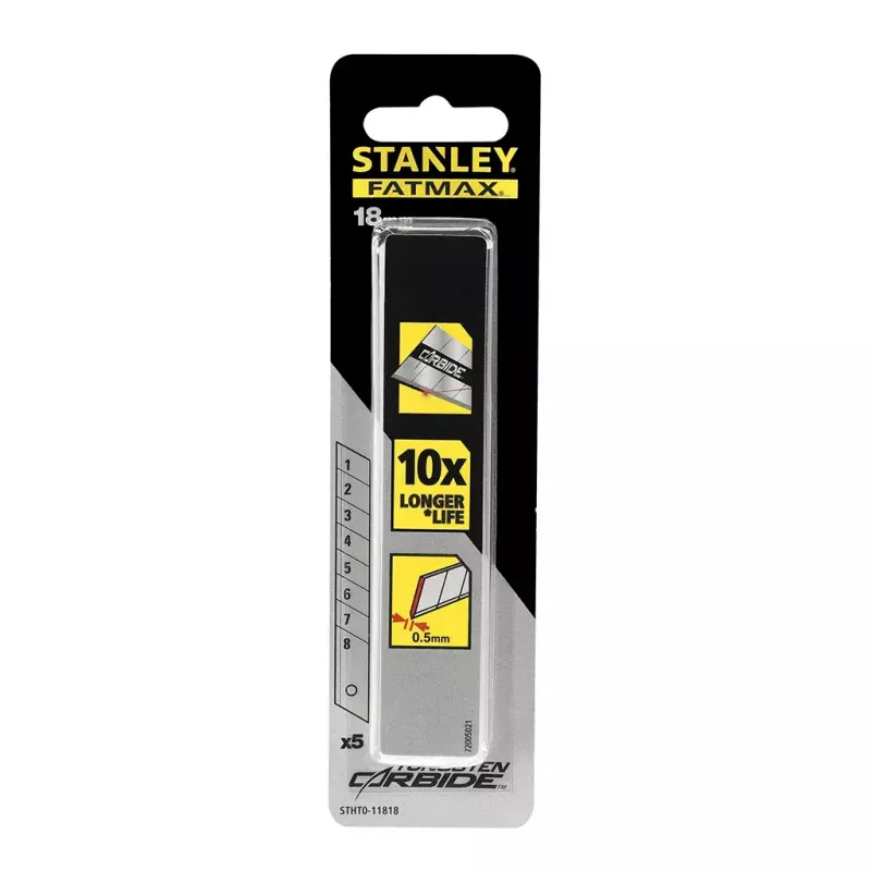 Stanley FATMAX 18 mm karbidiniai snap-off peiliukai STHT8-11818