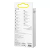 Baseus Flash Series 2 USB laidas 3 viename, USB-C + Micro USB + Lightning, 100 W, 1,2 m, mėlynas