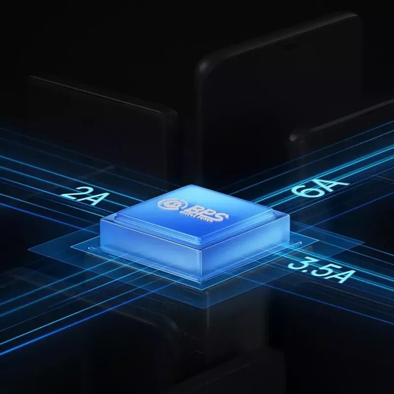Baseus Flash Series 2 USB laidas 3 viename, USB-C + Micro USB + Lightning, 100 W, 1,2 m, mėlynas