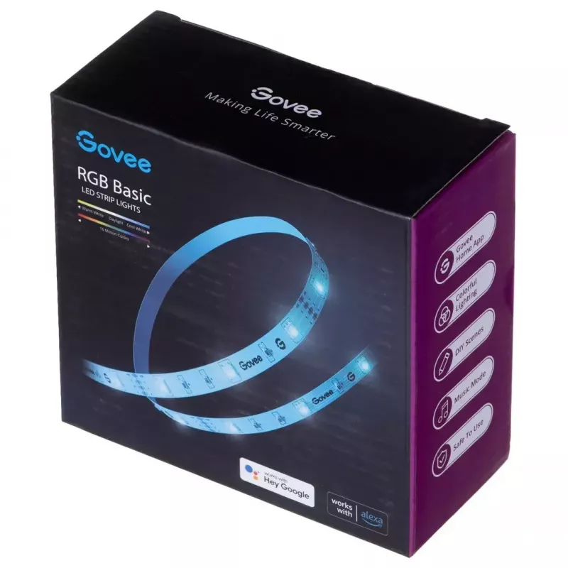 Govee RGB LED juostelė Basic Smart 5 m Wi-Fi/Bluetooth 12 W