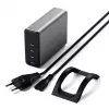 Satechi ST-UC165GM-EU universalus greitasis 4x USB-C PD 165W įkroviklis (GaN)
