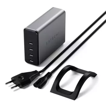 Satechi ST-UC165GM-EU universalus greitasis 4x USB-C PD 165W įkroviklis (GaN)