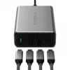 Satechi ST-UC165GM-EU universalus greitasis 4x USB-C PD 165W įkroviklis (GaN)