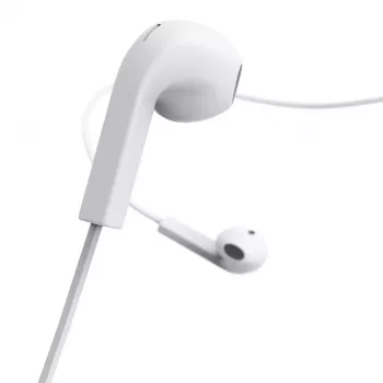 Hama Advance laidinės ausinės į ausį, baltos, su mikrofonu