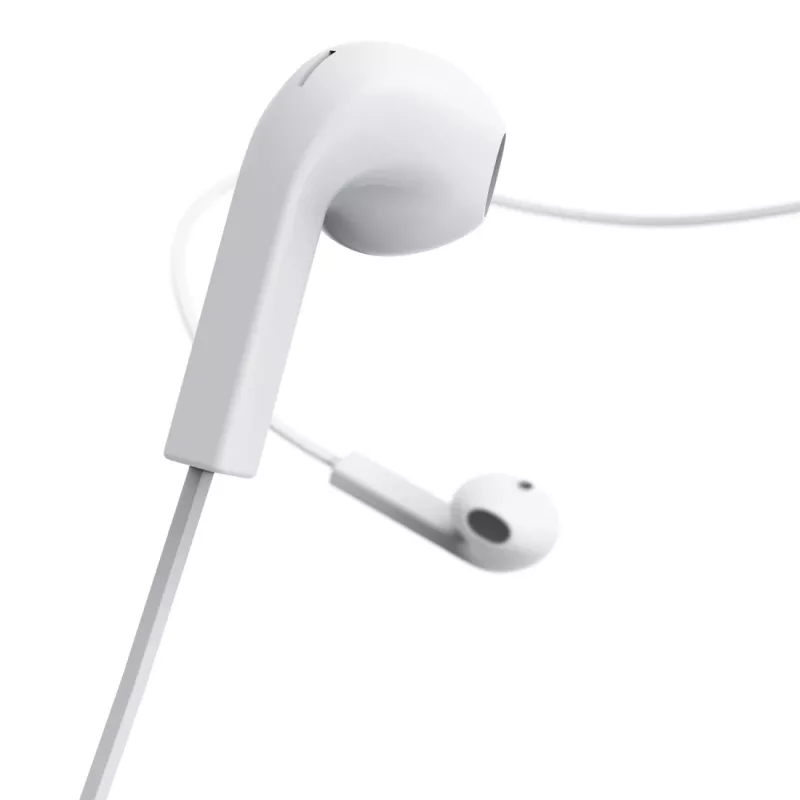 Hama Advance laidinės ausinės į ausį, baltos, su mikrofonu