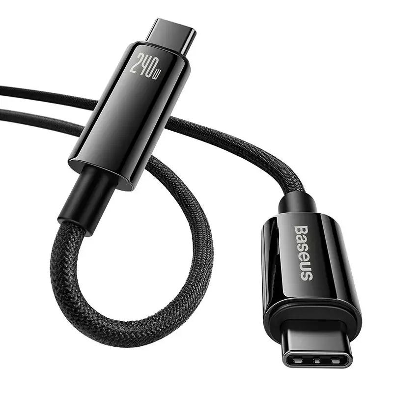 USB-C laidas Baseus TngstnGld ŞrjKbl Typ-C-C 240W 2m