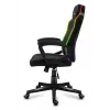 Gaming kėdė Huzaro Force 2.5 RGB Mesh – kvėpuojančiu tinkleliu, RGB apšvietimu, reguliuojamu aukščiu, atlošiama, 130 kg