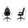Gaming kėdė Huzaro Force 2.5 RGB Mesh – kvėpuojančiu tinkleliu, RGB apšvietimu, reguliuojamu aukščiu, atlošiama, 130 kg