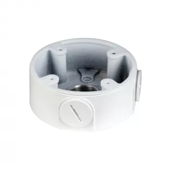 Dahua PFA13A-E stebėjimo kamerų jungčių dėžutė, Ø97 x 38 mm, aliuminio, balta