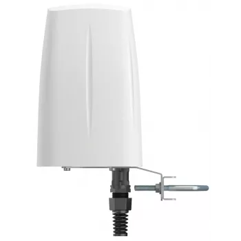 Kryptinė omni antena QuWireless QuSpot AX10S, 2,4–2,5 / 4,7–6 GHz, iki 7 dBi, PoE/LAN, vertikali poliarizacija