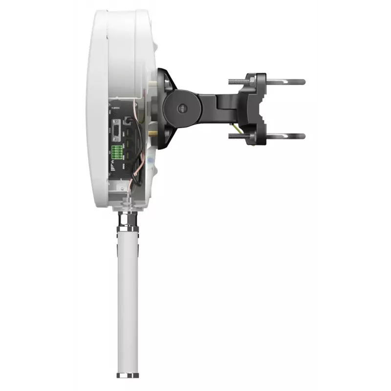 QuWireless QuMax A955M kryptinė LTE + Wi-Fi + GPS antena Teltonika RUT956/RUT955 maršrutizatoriams, 6 dBi, PoE/LAN, vertikali poliarizacija, IP67, balta