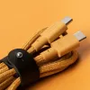 Native Union Belt Cable USB-C – USB-C kabelis, 1,2 m, Kraft