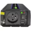 QOLTEC Monolith 600 MS Wave keitiklis 12V į 230V, 600W, grynoji/modifikuota sinusinė banga