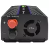 QOLTEC Monolith 600 W keitiklis – 12 V į 230 V, USB PD 18 W, automobiliui/namams, juodas