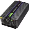QOLTEC Monolith 600 W keitiklis – 12 V į 230 V, USB PD 18 W, automobiliui/namams, juodas
