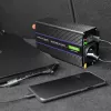 QOLTEC Monolith 600 W keitiklis – 12 V į 230 V, USB PD 18 W, automobiliui/namams, juodas