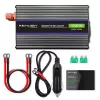 QOLTEC Monolith 600 W keitiklis – 12 V į 230 V, USB PD 18 W, automobiliui/namams, juodas