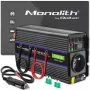 QOLTEC Monolith 600 W keitiklis – 12 V į 230 V, USB PD 18 W, automobiliui/namams, juodas