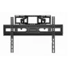 Gembird WM-80ST-03 televizoriaus laikiklis ant sienos, pakreipiamas ir sukamas, 37-80 colių, 40 kg, juodos spalvos