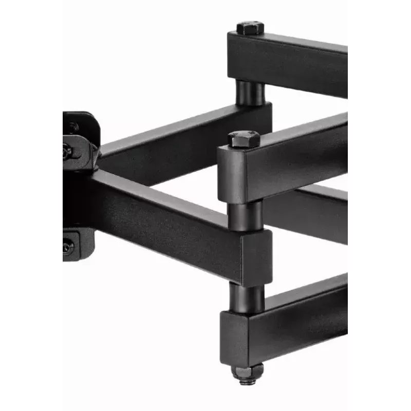 Gembird WM-80ST-03 televizoriaus laikiklis ant sienos, pakreipiamas ir sukamas, 37-80 colių, 40 kg, juodos spalvos