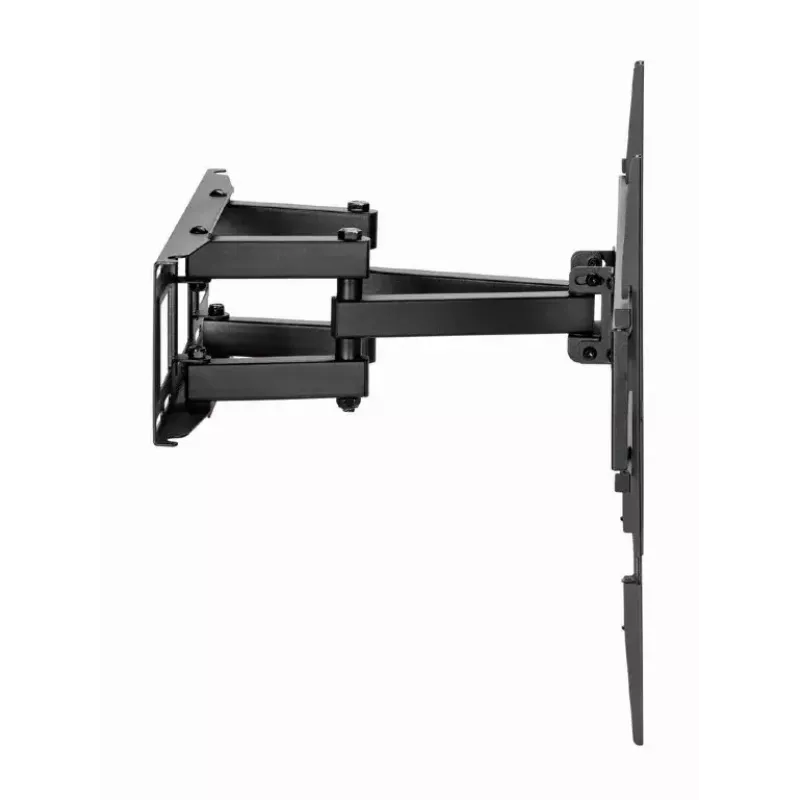 Gembird WM-80ST-03 televizoriaus laikiklis ant sienos, pakreipiamas ir sukamas, 37-80 colių, 40 kg, juodos spalvos