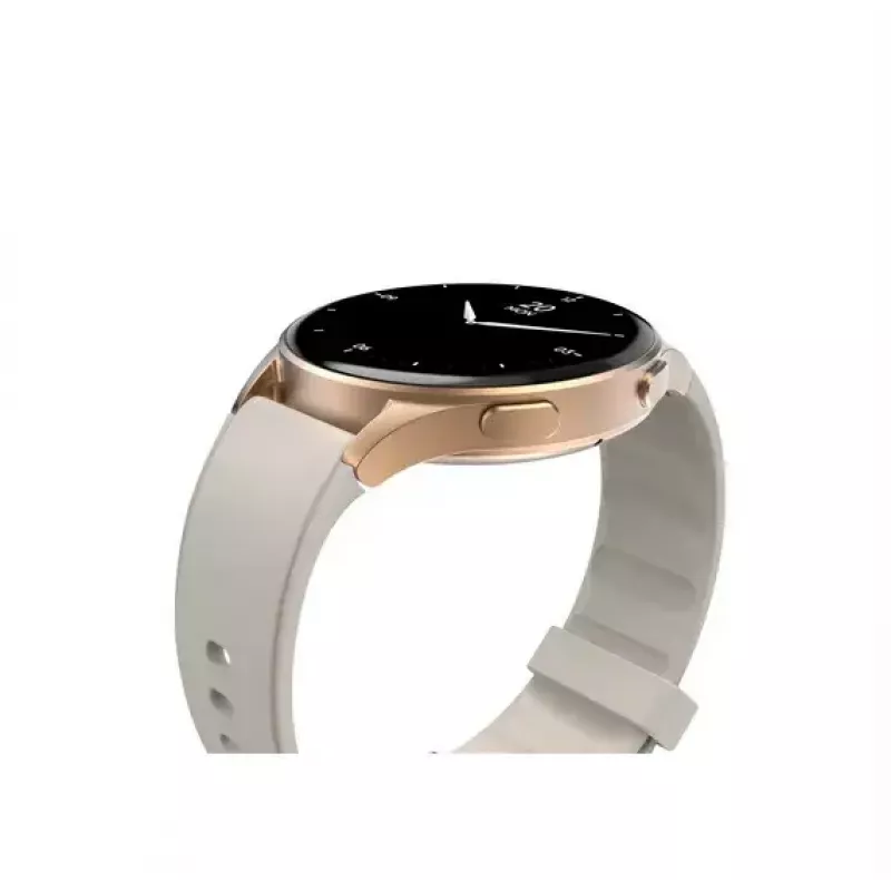 Hama Smartwatch 8900 3,3 cm (1,3 colio) AMOLED 42 mm Skaitmeninis 466 x 466 pikseliai Liečiamas ekranas Auksinis GPS (palydovas)