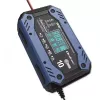 Automobilio akumuliatoriaus įkroviklis QOLTEC 52482 12/24 V 5/10 A su LCD ekranu ir F tipo kištuku