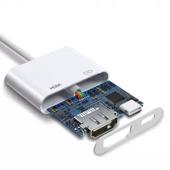 Lightning į HDMI adapteris Joyroom S-H141 — Lightning (Apple) į HDMI FullHD 1080p 60Hz, baltas
