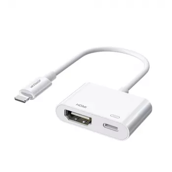Lightning į HDMI adapteris Joyroom S-H141 — Lightning (Apple) į HDMI FullHD 1080p 60Hz, baltas