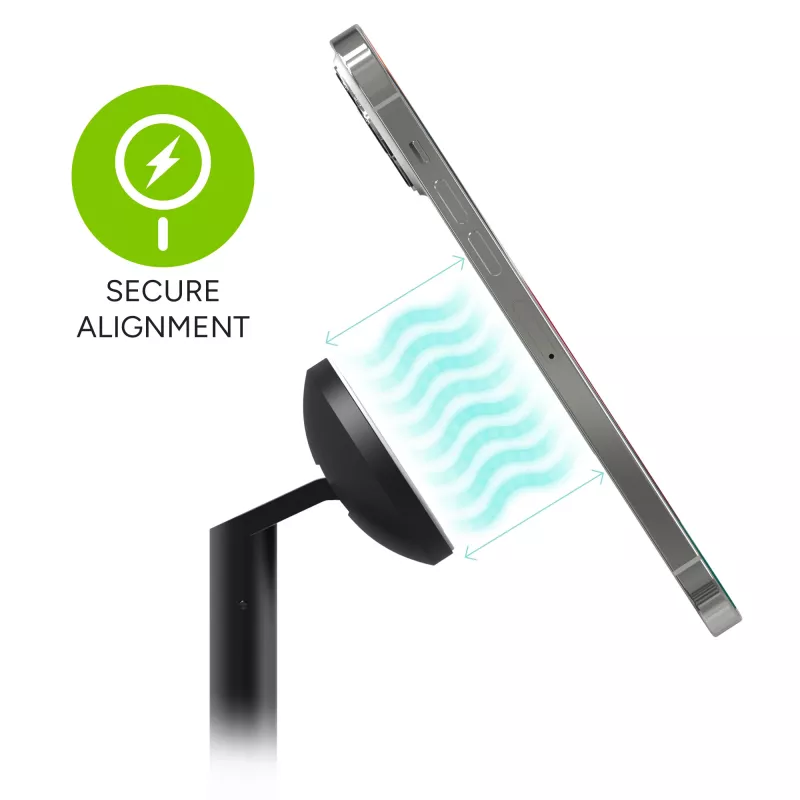 3 viename ištraukiamas stovas mophie MagSafe vidaus įkroviklis USB išmaniesiems telefonams, išmaniesiems laikrodžiams, ausinėms