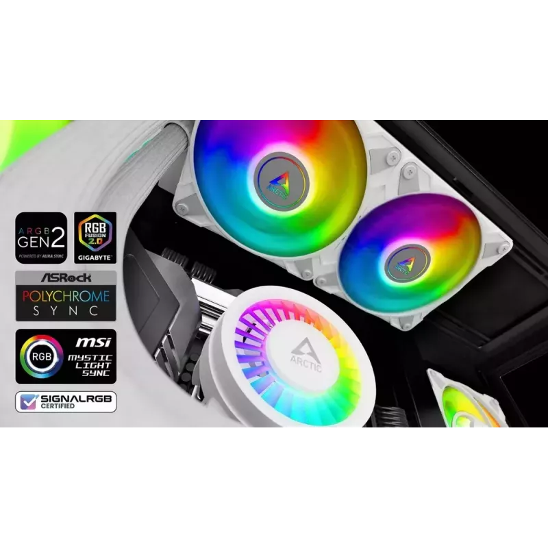 ARCTIC Liquid Freezer III 240 A-RGB - Daugiaplatformis CPU vandens aušintuvas su A-RGB apšvietimu