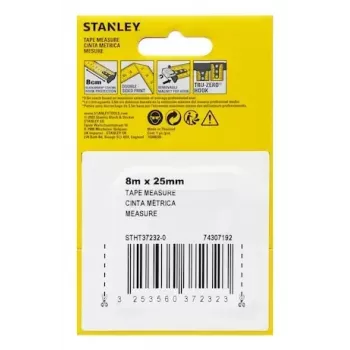 Matavimo juosta Stanley STHT37232-0 8 m juoda geltona