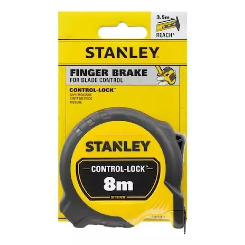 Matavimo juosta Stanley STHT37232-0 8 m juoda geltona
