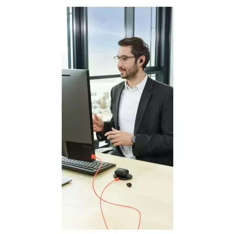 Hama Passion Chop belaidės ausinės TWS į ausis skambučiams/muzikai USB-C Bluetooth juodos, pilkos