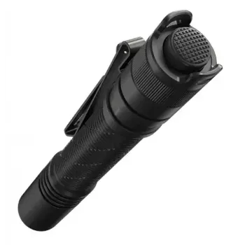 Rankinis žibintuvėlis Nitecore MT2A Pro – LED, įmontuota ličio baterija, USB įkrovimas, 50 lm, aliuminis, IP68, 142,8 mm, 40 g, juodas