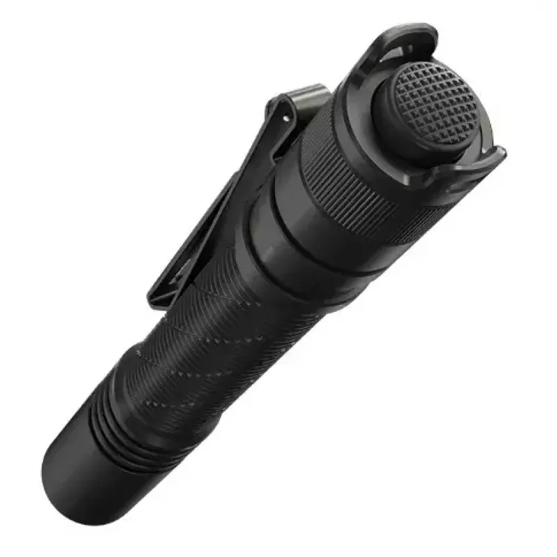 Rankinis žibintuvėlis Nitecore MT2A Pro – LED, įmontuota ličio baterija, USB įkrovimas, 50 lm, aliuminis, IP68, 142,8 mm, 40 g, juodas