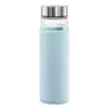 Gertuvė Xavax 00181598 – 450 ml borosilikatinis stiklas su silikoniniu gaubtu, mėlyna skaidri