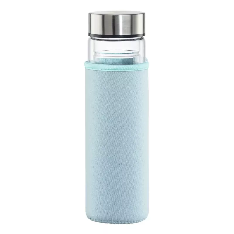 Gertuvė Xavax 00181598 – 450 ml borosilikatinis stiklas su silikoniniu gaubtu, mėlyna skaidri