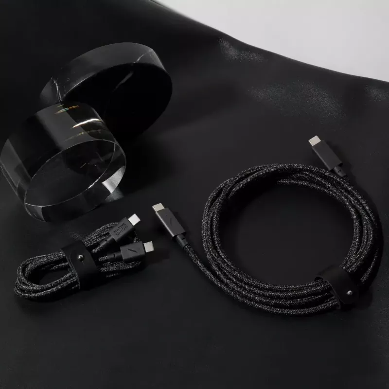 Native Union Belt USB-C į USB-C laidas 1,2 m Juodas