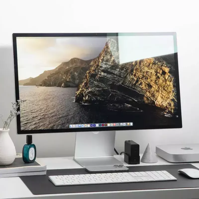 Stalo kilimėlis Native Union DESK-MAT-BLKKFT 650×360 mm poliesteris poliuretanas neslystantis pagrindas Juoda Oranžinė