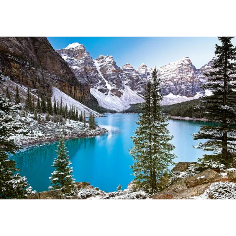 Dėlionė Castorland The Jewel of the Rockies, Kanada – 1000 detalių, peizažas, 680 mm plotis