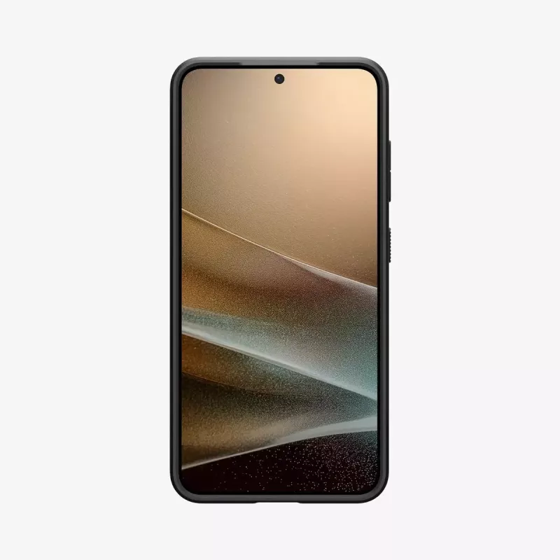 Dėklas Spigen Galaxy S25 Liquid Air matinė juoda Monochromatic