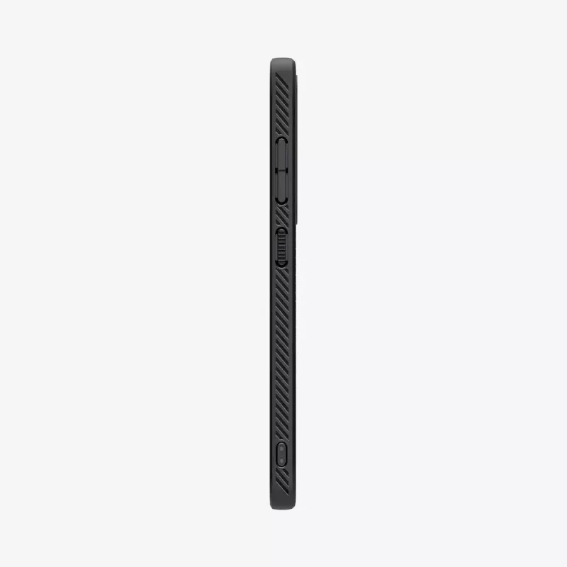 Dėklas Spigen Galaxy S25 Liquid Air matinė juoda Monochromatic