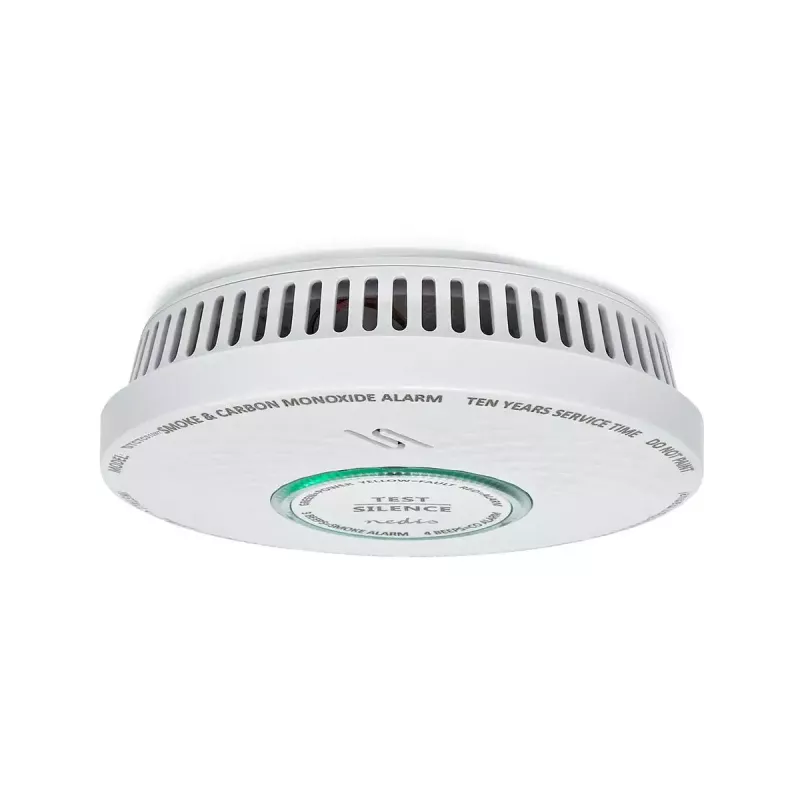 Kombinuotas dūmų ir anglies monoksido detektorius Nedis DTCTCS10WT Baltas